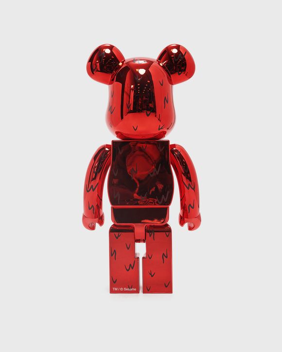 MEDICOM BEARBRICK 1000% SESAME STREET ELMO CHROME Red | BSTN Store