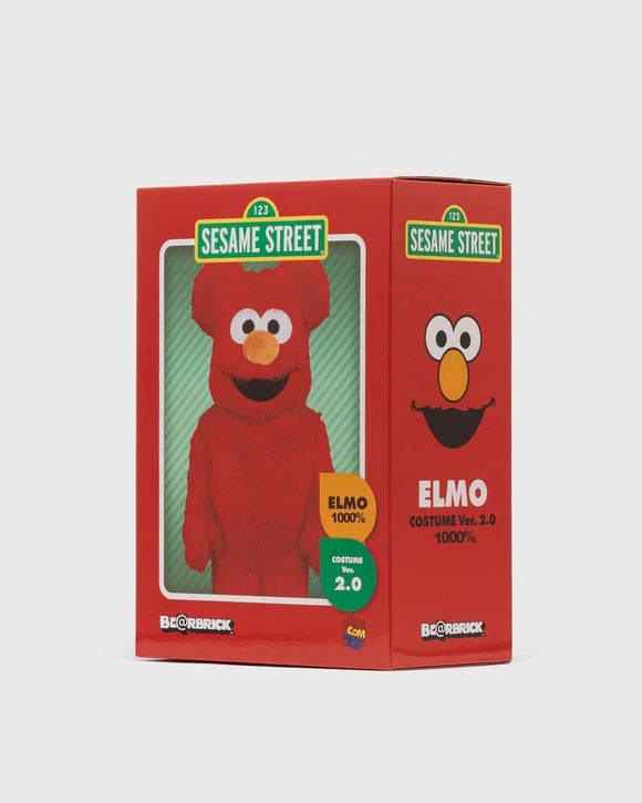 BEARBRICK 1000% SESAME STREET ELMO COSTUME VERSION 2.0