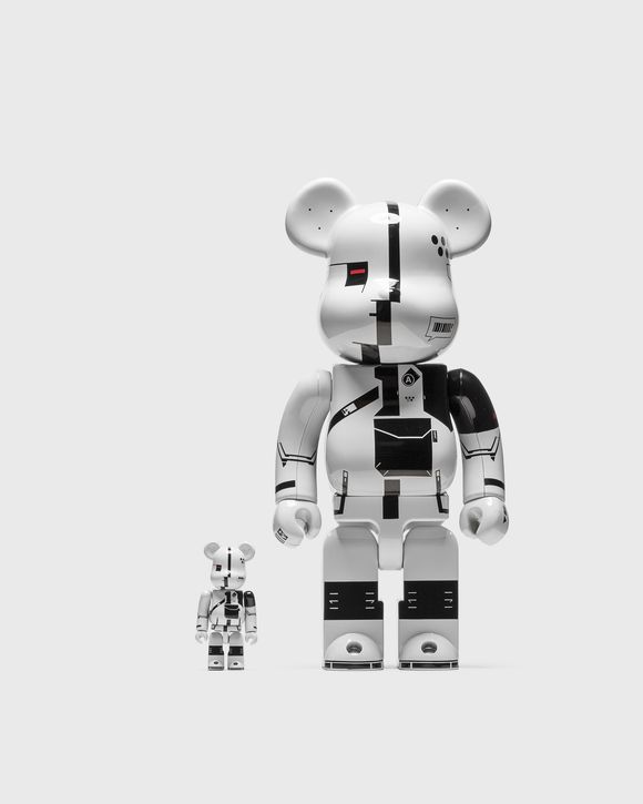 BEARBRICK 400% ACRONYM WHITE CHROME 2-PACK