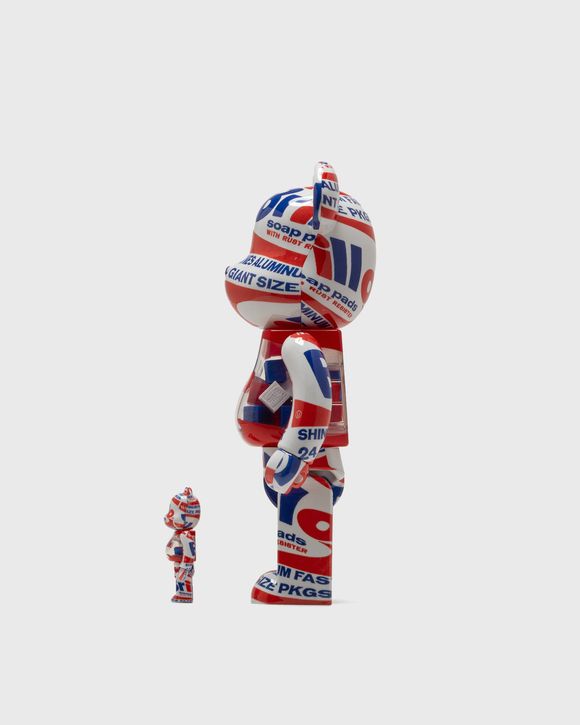 BEARBRICK 400% ANDY WARHOL BRILLO 2022 2-PACK