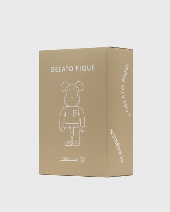 BEARBRICK 400% GELATO PIQUE BEIGE
