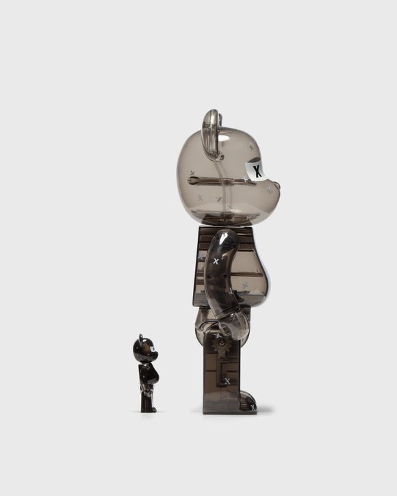 BEARBRICK 400% GOD SELECTION XXX BLACK CLEAR 2-PACK