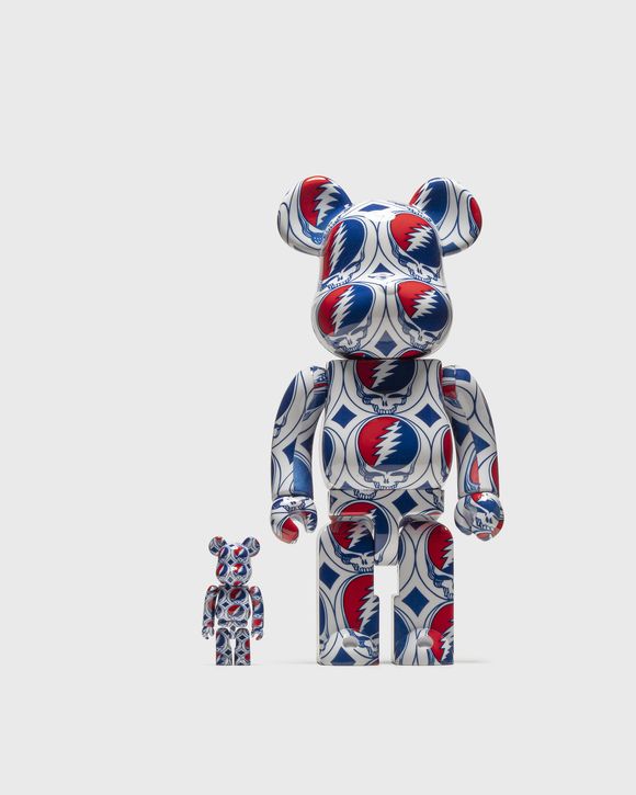 BEARBRICK 400% GRATEFUL DEAD STEAL YOUR FACE 2-PACK
