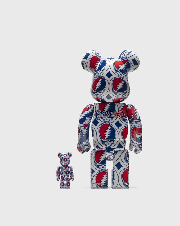 BEARBRICK 400% GRATEFUL DEAD STEAL YOUR FACE 2-PACK