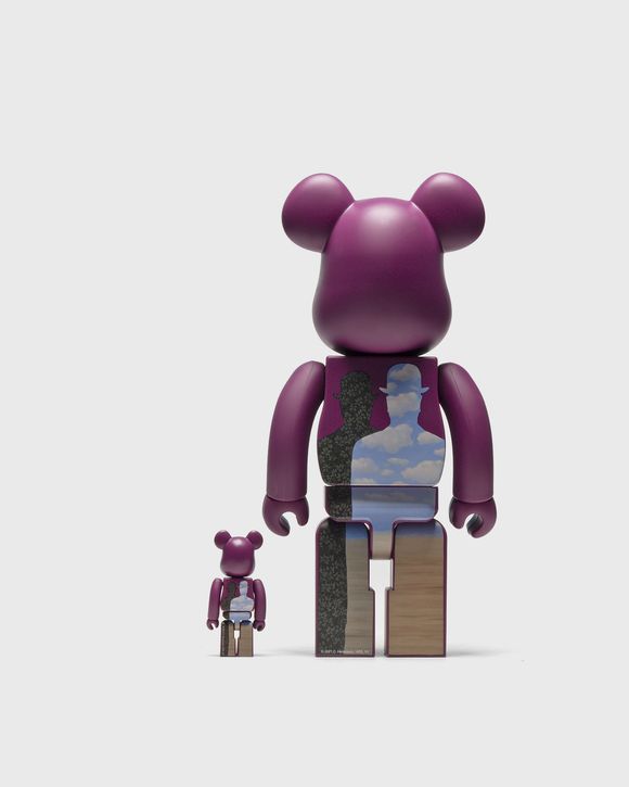BEARBRICK 400% MAGRITTE L'OISEAU DE CIEL / LA BELLE SOCIETE 2-PACK
