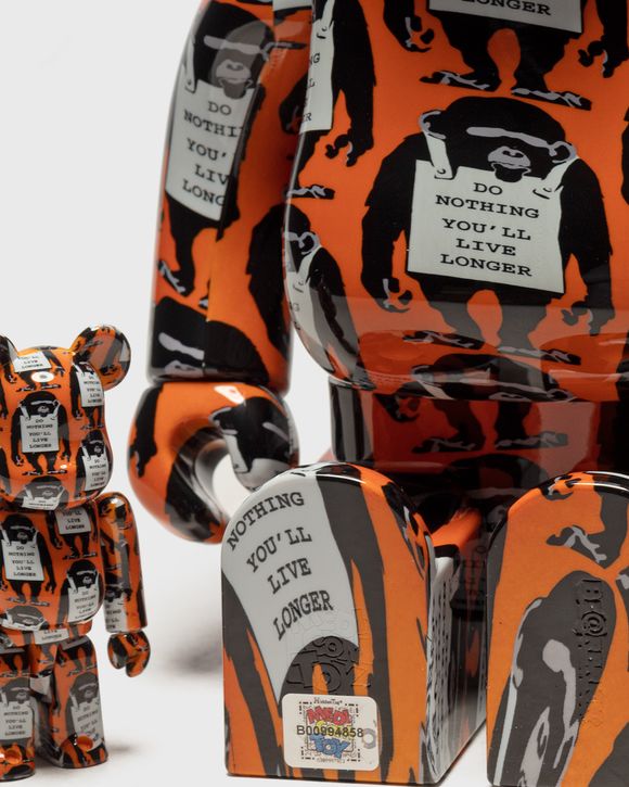 BEARBRICK 400% MONKEY SIGN 2-PACK
