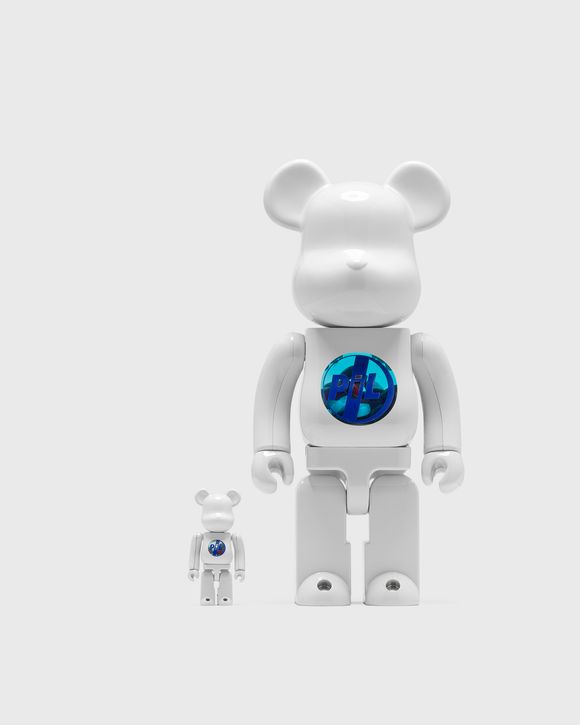 BEARBRICK 400% PIL WHITE CHROME 2-PACK