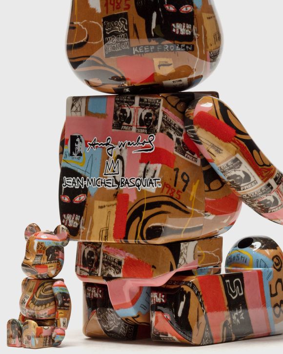 BEARBRICK 400% WARHOL X BASQUIAT #2 2-PACK