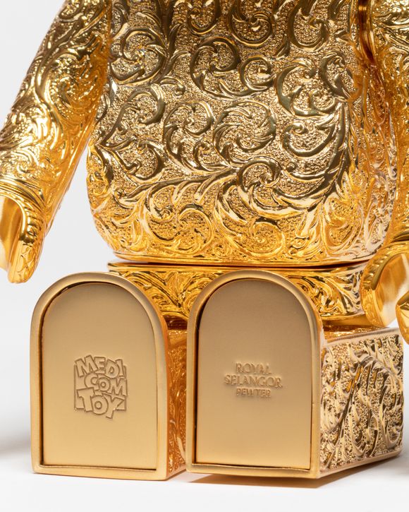 BE@RBRICK 400% ROYAL SELANGOR ARABESQUE GOLDEN