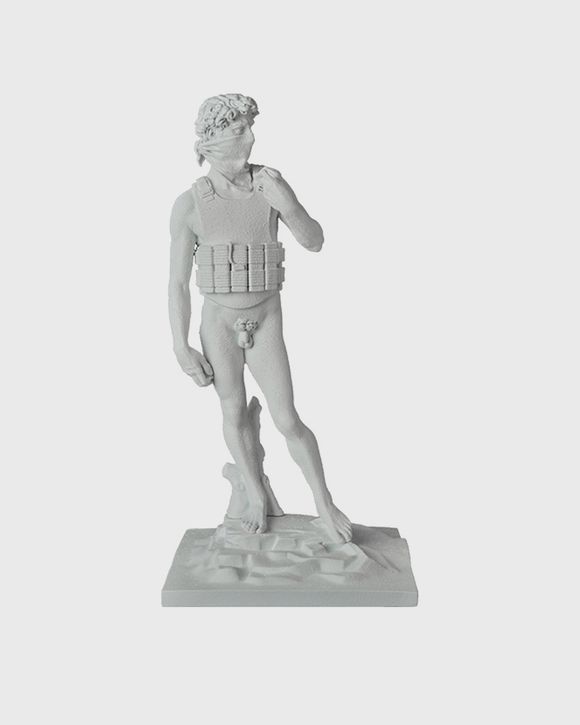 BRANDALISM SUICIDE MAN STATUE GESSO VERSION