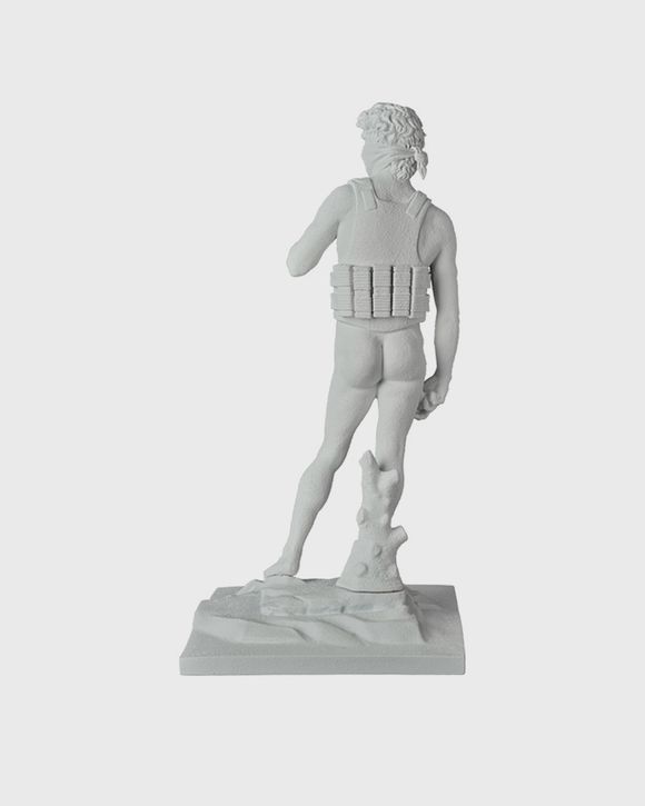 BRANDALISM SUICIDE MAN STATUE GESSO VERSION