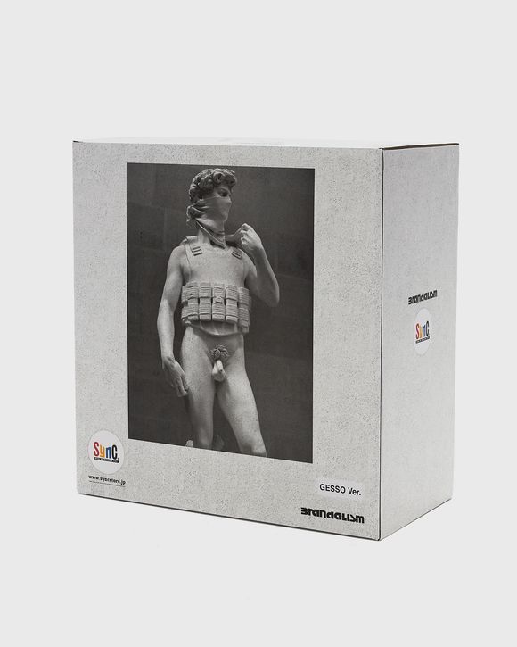 BRANDALISM SUICIDE MAN STATUE GESSO VERSION