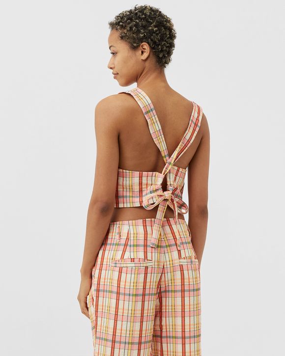 Claudia Plaid Vest