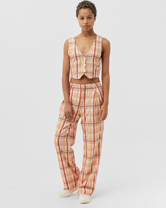 Claudia Plaid Vest
