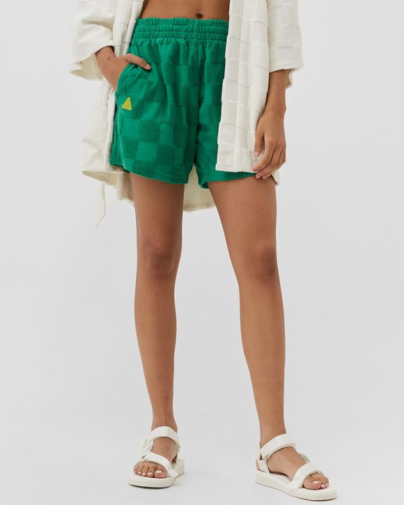 Estelle Terrycloth Check Lounge Short