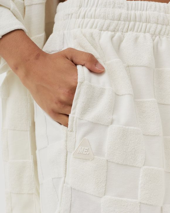 Estelle Terrycloth Check Lounge Short