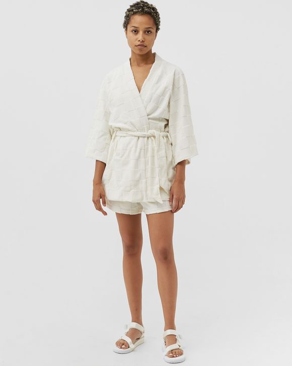 Estelle Terrycloth Check Robe