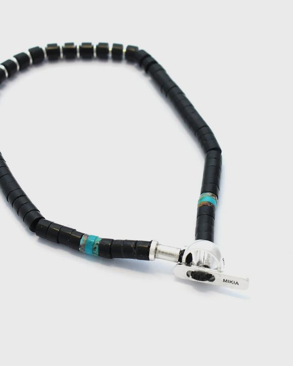 silver heishi bracelet