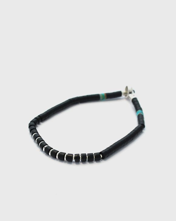 silver heishi bracelet