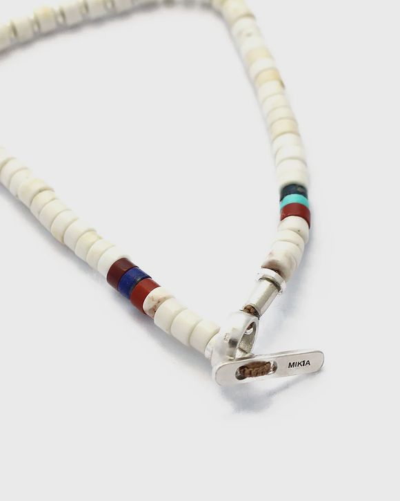 silver heishi bracelet
