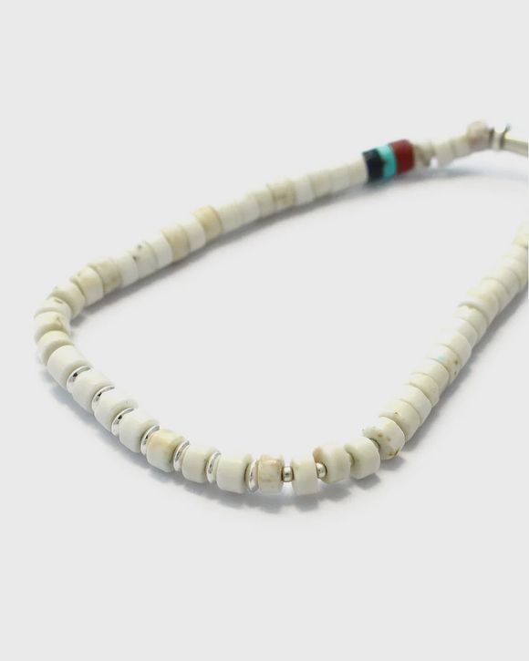 silver heishi bracelet