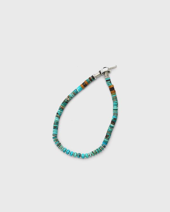 silver heishi bracelet