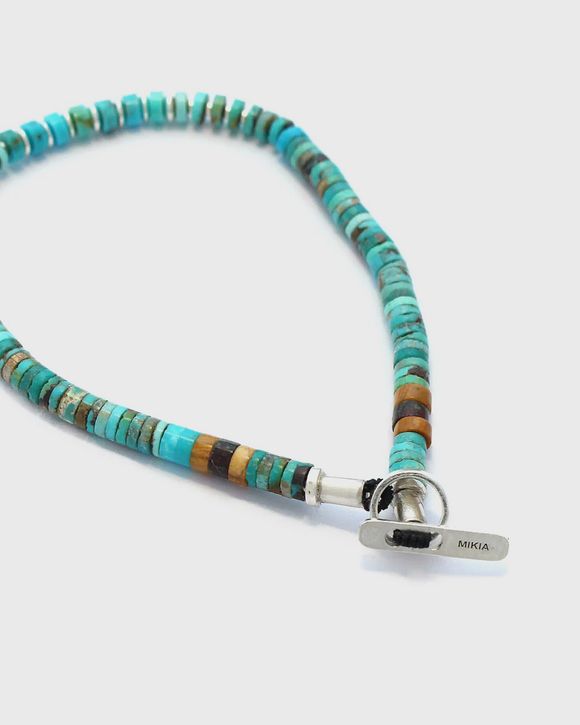 silver heishi bracelet