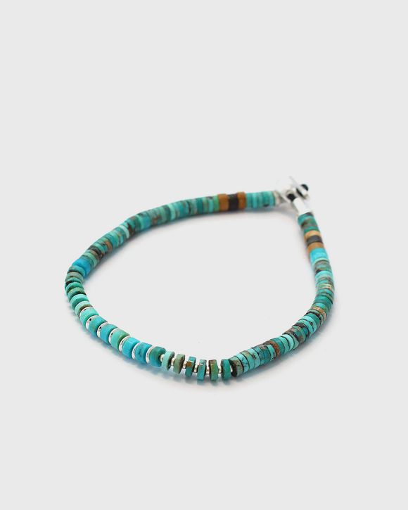 silver heishi bracelet