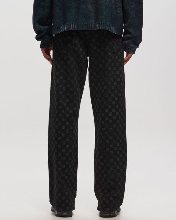 DENIM MONOGRAM CARPENTER TROUSERS