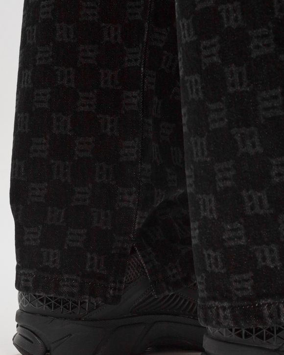 DENIM MONOGRAM CARPENTER TROUSERS
