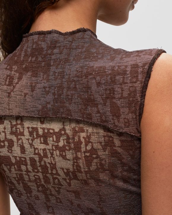TYPEWRITER PIERCED SLEEVELESS