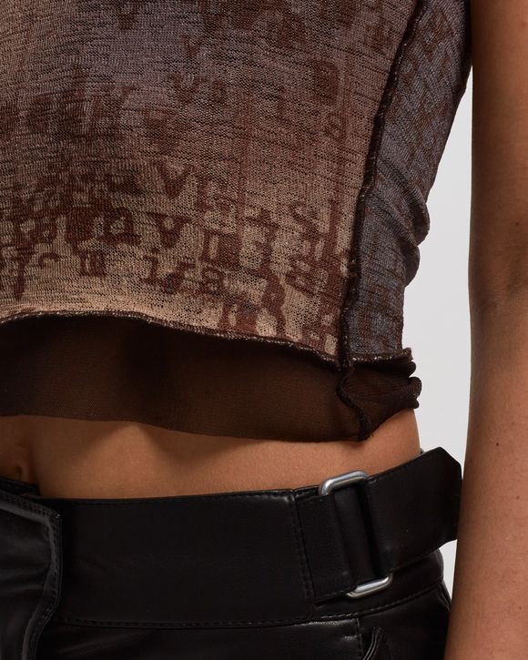 TYPEWRITER PIERCED SLEEVELESS