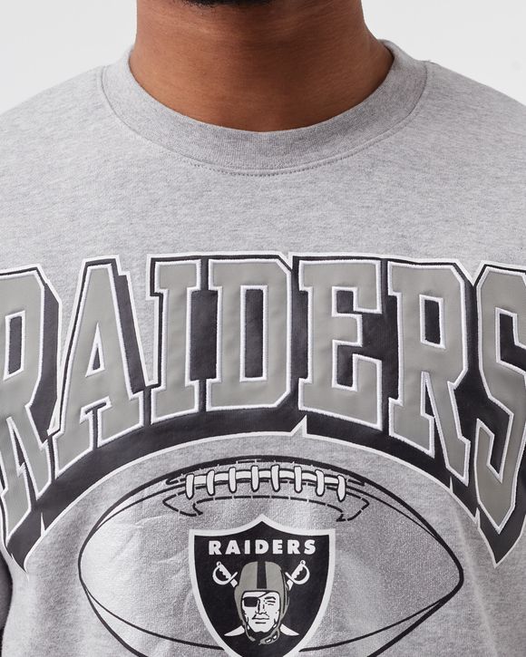 All Over Print Fleece Crew Sweatshirt Oakland Raiders