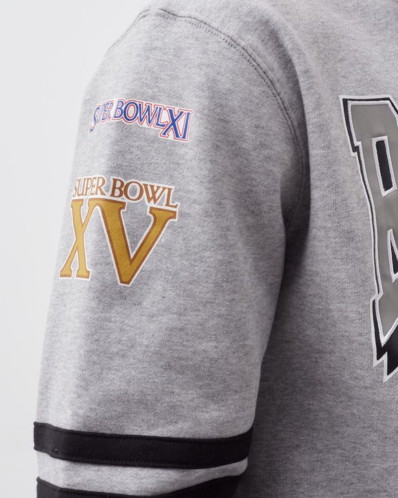 All Over Print Fleece Crew Sweatshirt Oakland Raiders