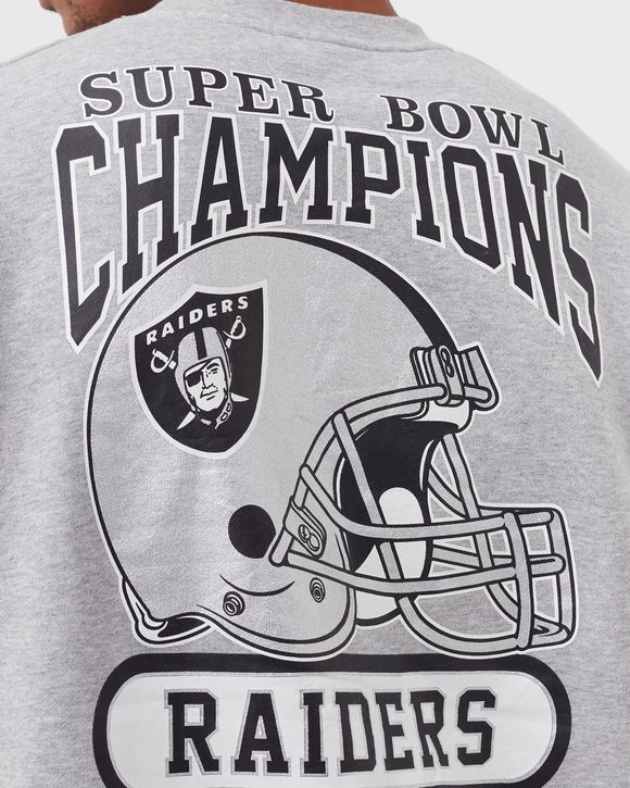 All Over Print Fleece Crew Sweatshirt Oakland Raiders