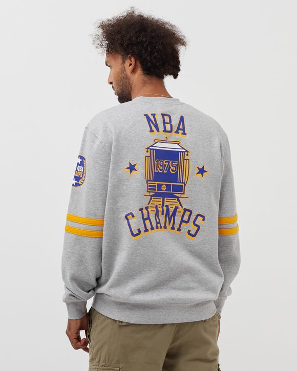 Golden State Warriors All Over Print Fleece Crew Sweatshirt