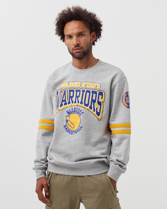 Golden State Warriors All Over Print Fleece Crew Sweatshirt