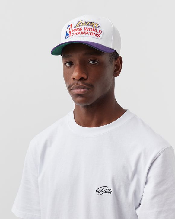 Los Angeles Lakers 85 WORLD CHAMPIONS STRETCH SNAPBACK HWC
