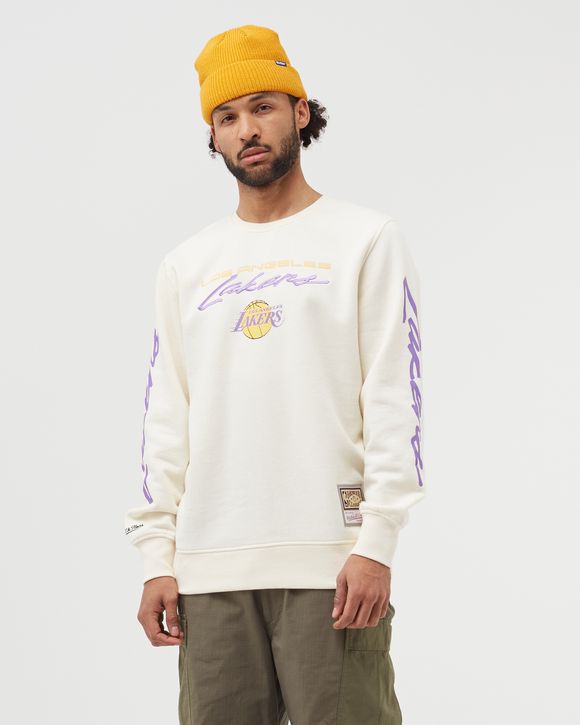 LOS ANGELES LAKERS FLAMES RACING CREWNECK
