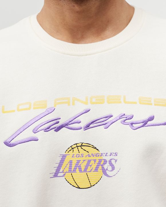 LOS ANGELES LAKERS FLAMES RACING CREWNECK
