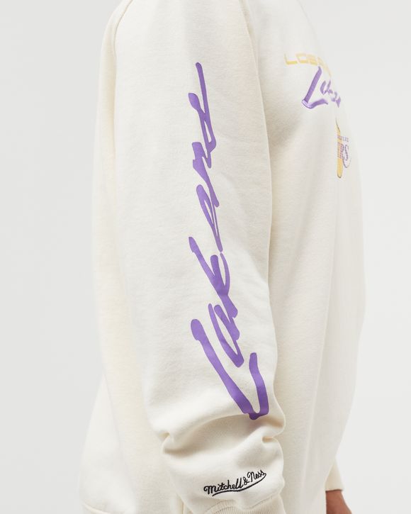 LOS ANGELES LAKERS FLAMES RACING CREWNECK