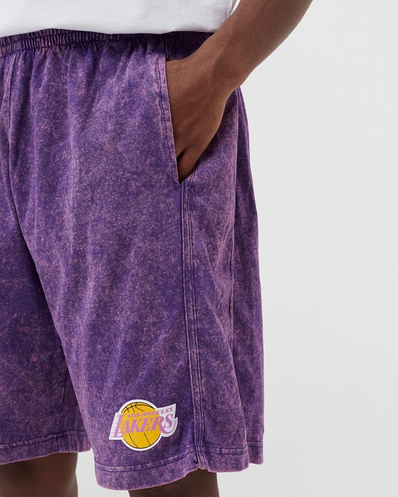 LOS ANGELES LAKERS Quintessential Acid Wash Short