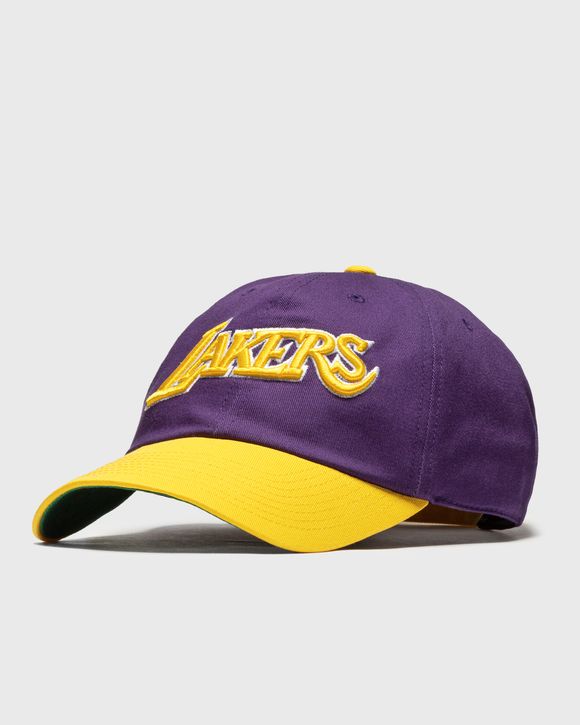 LOS ANGELES LAKERS WOOL 2 TONE DAD HAT STRAPBACK