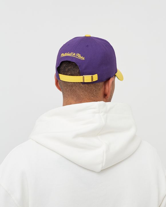 LOS ANGELES LAKERS WOOL 2 TONE DAD HAT STRAPBACK