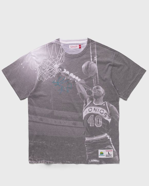 NBA ABOVE THE RIM SUBLIMATED S/S TEE SUPERSONICS SHAWN KEMP