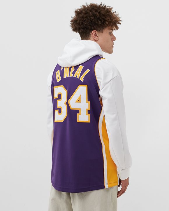 NBA AUTHENTIC FINALS JERSEY LOS ANGELES LAKERS 2001-02 SHAQUILLE O'NEAL #34