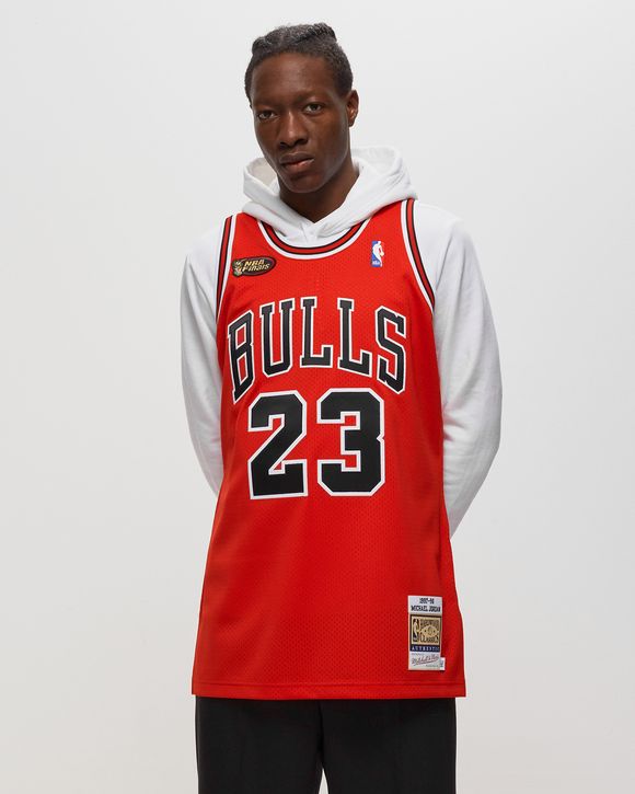 NBA Authentic Jersey Chicago Bulls Road Finals 1997-98 Michael Jordan #23