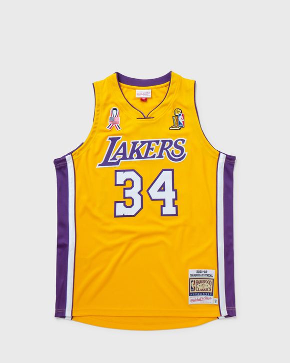 NBA Authentic Jersey LA Lakers 2001-02 Shaquille O'Neal #34