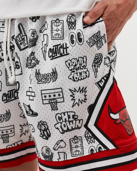 NBA DOODLE SWINGMAN SHORTS BULLS 1997