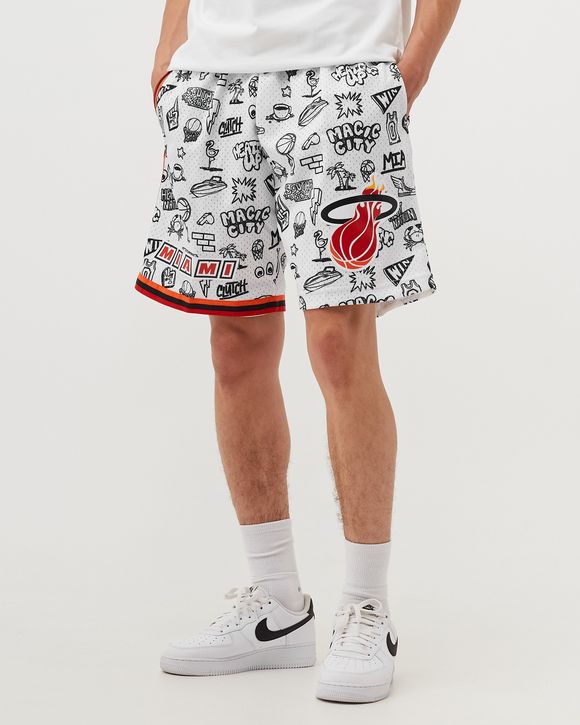 NBA DOODLE SWINGMAN SHORTS HEAT 1996